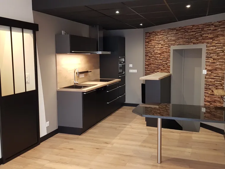 Appartement de type 2 en rez-de-chaussée coeur de ville